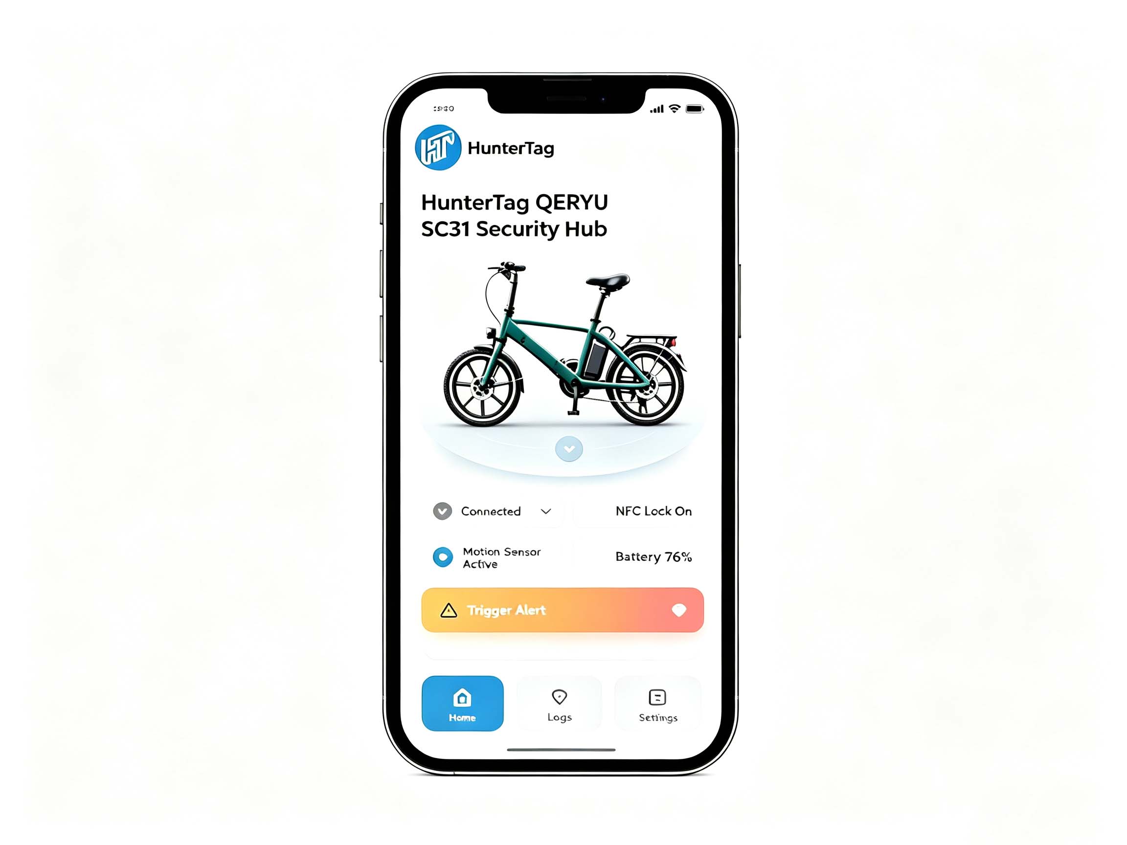 HunterTag app verification screen